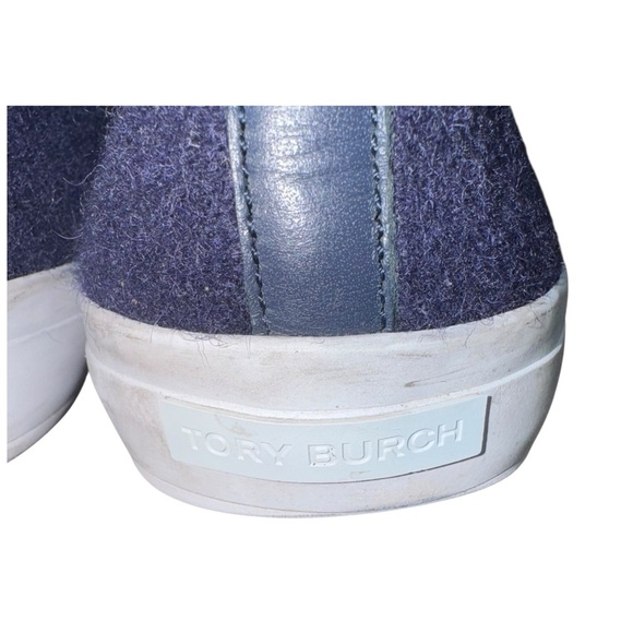 TORY BURCH Rudi Stardust Wool Ombre Blue Green Sneakers Size 9 - Picture 6 of 14